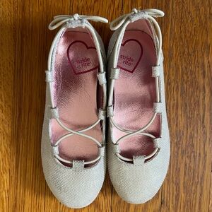 Stride Rite Kids' Silver tone Ballet Flats